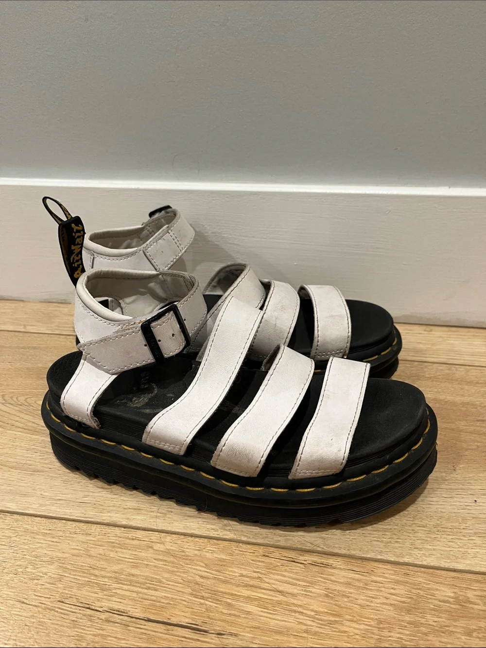 Dr. Martens white leather